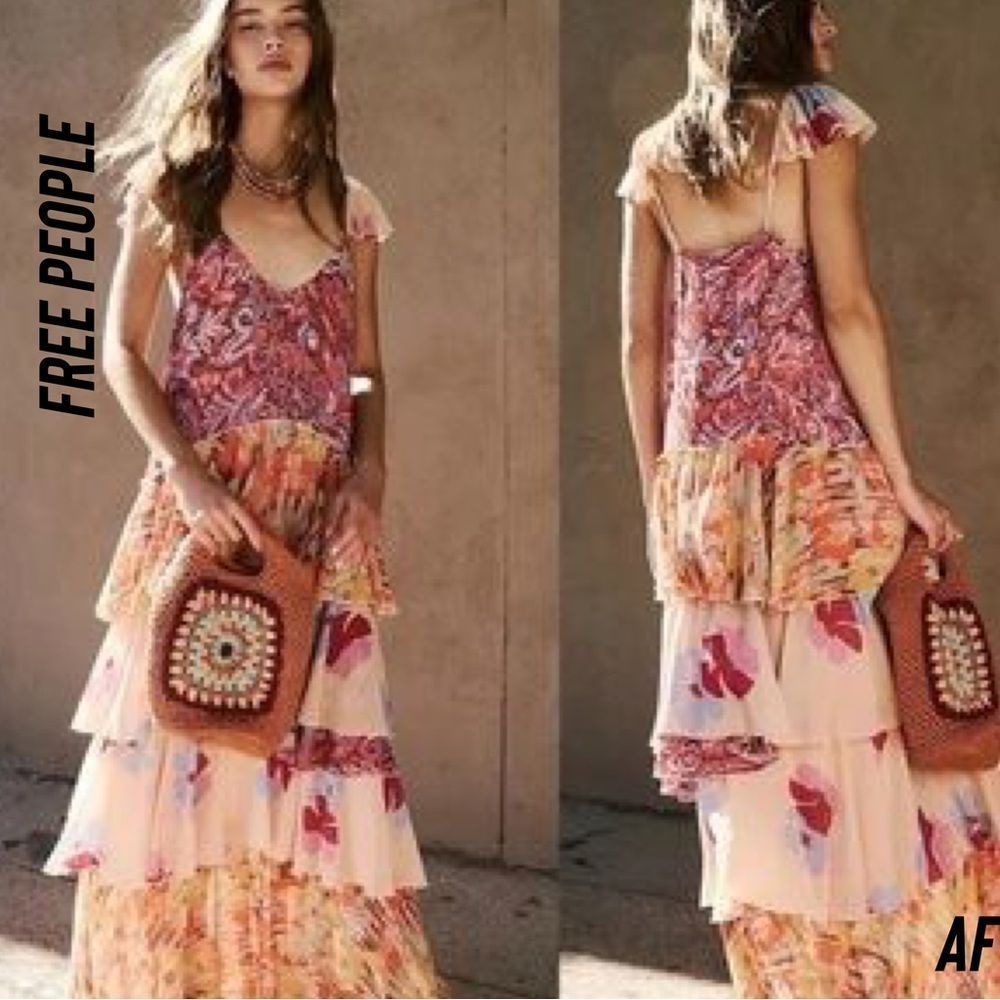 Free People Coralee Maxi Dress Nwt